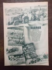 Original Allgaier System Porsche AP17 Dieselschlepper Prospekt -Verkaufsprospekt