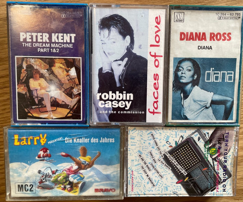 Alte musikkassetten 80er - 5,