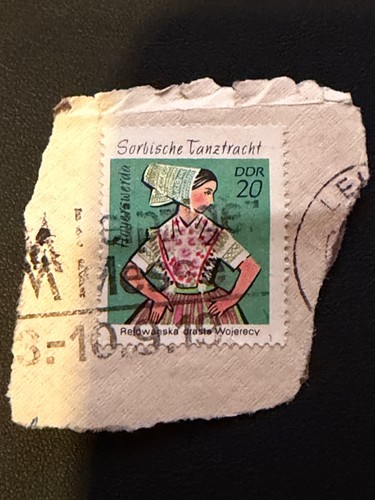 Ddr briefmarke sorbische - ddr,