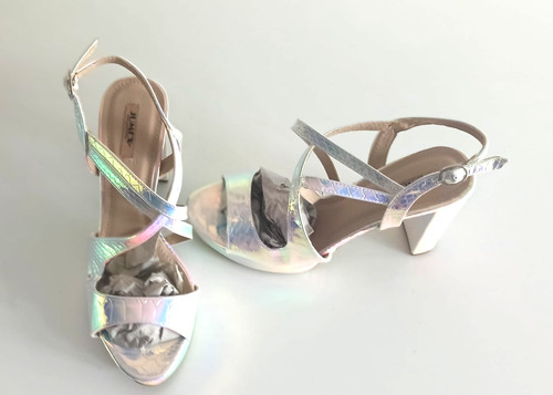 Damen sandalette plateau high - sandalette,