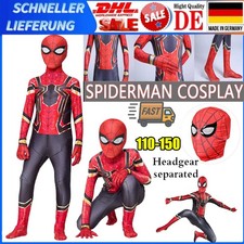 Spiderman Kostüm Kinder Marvel Spider-man Overall Jumpsuit Spielanzug Cosplay^