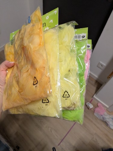 Deko vogel federn packungen - federn, 5