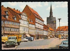 a33* AK  Osterode - Kornmarkt - St. Aegidien Kirche - Etagencafé (1963)