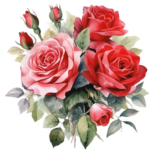 Autoaufkleber sticker rose - 2x,