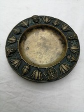 Aschenbecher, antik, vermutlich Bronce, ca. 14 cm Durchmesser, Höhe ca. 2 cm