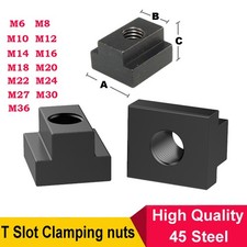 T-Nutenstein M6 M8 M10 Bis M36 Gewinde Nutensteine 45 Stahl passen in T-Nuten