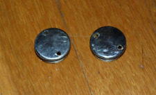 Shimano Deore XT DX LX Kurbelschrauben Chrom Kunststoff Staubkappen silber RETRO