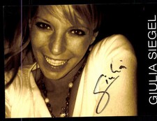 Giulia Siegel Autogrammkarte Original Signiert ## BC 53377