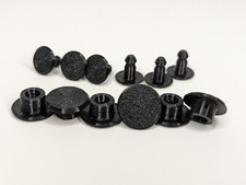 Crocs Nieten 6x für Fersen Riemen Reparatur Ersatzteil Knopf Pin Ösen