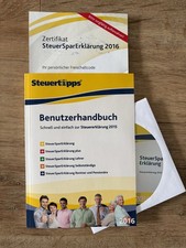 SteuerSparErklärung 2016 für Steuerjahr 2015