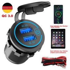 12V/24V QC Auto Steckdose Dual