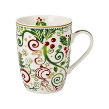 Goebel Weihnachten Palais Royal Festliche Tasse Weiß 0.35 l Kaffeebecher Becher 