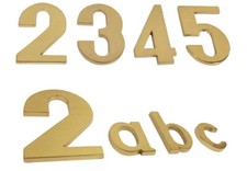 Hausnummer-Messing