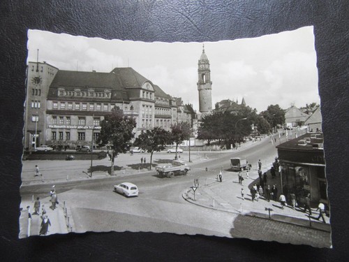 Postcard bautzen square - bautzen,, of