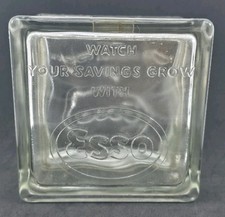 ​Vintage Esso Glass Block