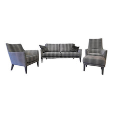 Bielefelder Werkstätten Sofagarnitur Coco Bezug Jab 9 2241 091 Graubeige Füße 