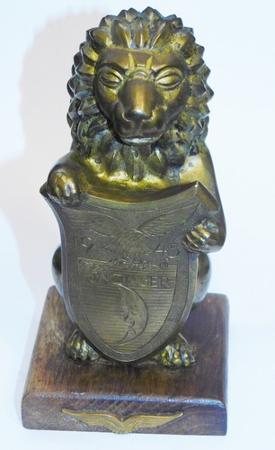 Skulptur löwe wappen schild - wappen,