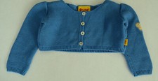 STEIFF Bolero 62 68 Jacke Jäckchen Mädchen neu w Pullover blau langarm Baumwolle