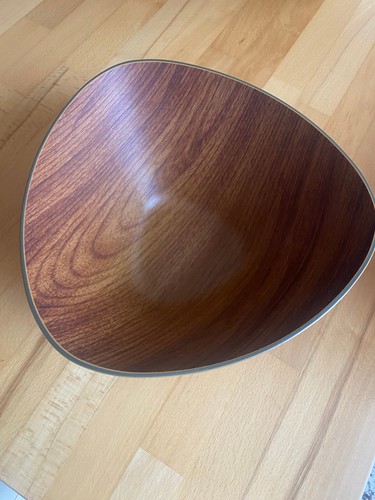 Trinagle schale holzoptik - schale,