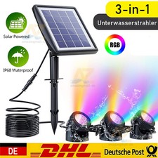 RGB LED Solar Teichbeleuchtung