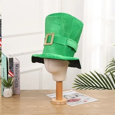 Grüner Stoff Partyhut