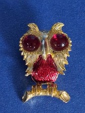 Österreichische Eule Brosche