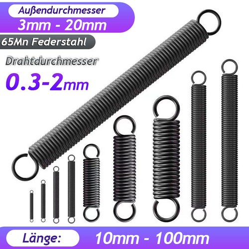 Zugfeder mit haken - zugfeder, zugfedern