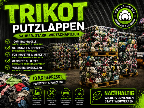 Reinigungslappen trikot - kg,