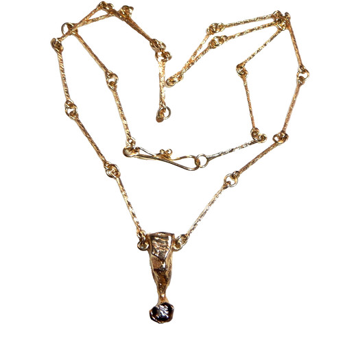 Collier kette 585 gold - collier,