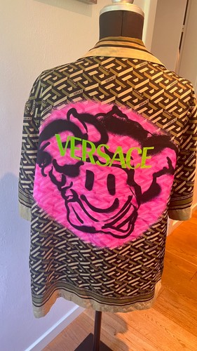 Versace greca silk - greca, /