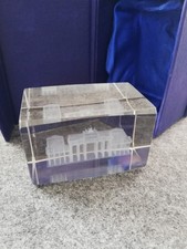 Hologramm 3 D mit dem Brandenburger Tor, Berlin. Aus Glas.