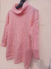 Mohair Pullover Rosafarben