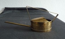 alte Messing Gießkanne *  Bonsai *  Kakteen * -  Bauhaus , massiv Messing