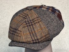 He. Mütze, Ballonmütze, Peaky Blinders Mütze, Gatsby Mütze, Patchwork