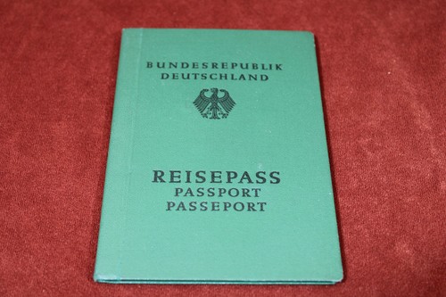 Alter reisepass brd einer - reisepass,