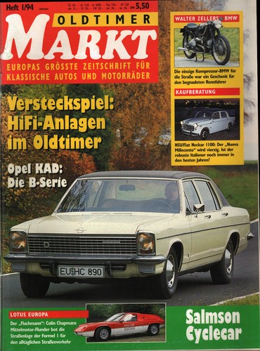 Zeitschrift oldtimer markt - zeitschrift,
