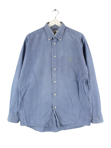 Lacoste hemd blau herren - blau, m