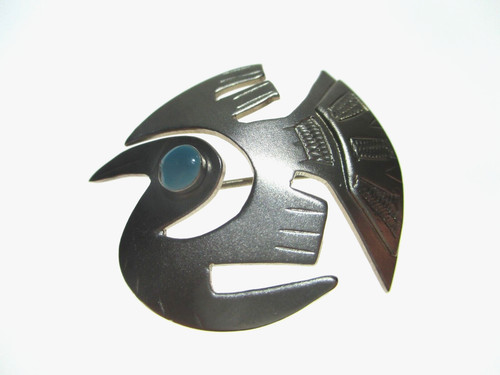 Vogel bird brosche 925 - bird,