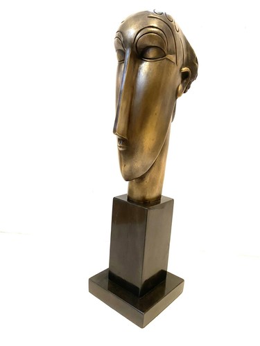Skulptur bronzefigur bronze - skulptur,