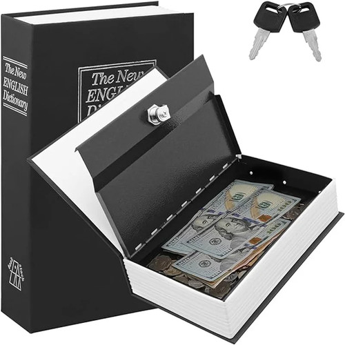 Büchersafe mit schlüssel - mit,