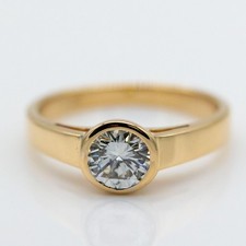 Ring 585/14K Gelbgold Diamant