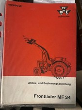 Originale Betriebsanleitung Massey Ferguson  Frontlader MF 34