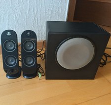 Logitech X-230 Boxen mit Subwoofer 2.1 Schwarz, 1 Lautsprecher Defekt
