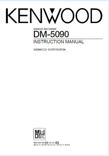 Kenwood 5090 minidisc - kenwood, dm-5090