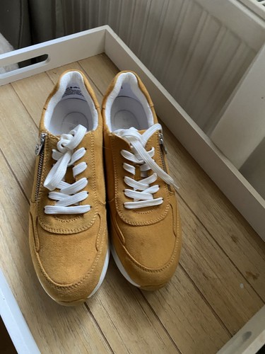 Neuwertige senfgelbe sneaker - neuwertige,