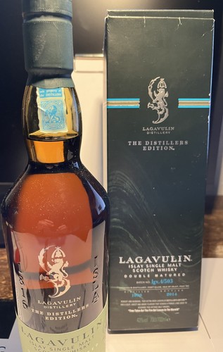 Single malt whisky lagavulin - single,
