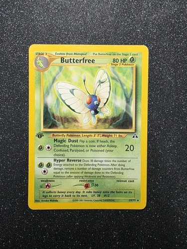 Pokemon karte butterfree 75 - pokemon,