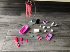 Barbie Set Badezimmer Dusche Badewanne Zubehör 