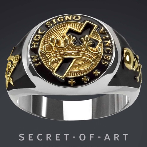 Tempelritter freimaurer ring - tempelritter,