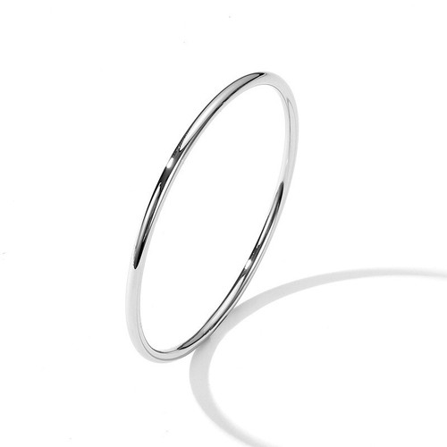 Armreif rund edelstahl glatt - armreif,